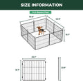 FXW MiniPaws Dog Playpen, Indoor, Yard & RV Camping, 20" H