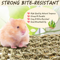Bird Seagrass Mat 30 x 7 Inch Natural Seagrass Woven Bird Net, Parakeet Climbing Rope Ladder, Hammock Climbing Rope Ladder with Hooks, Chew Toys for Parrots Lovebird Cockatiel Budgie Hamster