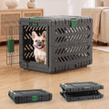 28" L Travel Dog Crate -Collapsible Dog Crate for Medium/Small Dogs, No Tools Required with Space Saving Design,Portable
