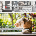 Cat Balcony Net, Steel Wire Reinforced, Anti-Fall Fence, Safety Net, Extra Strong