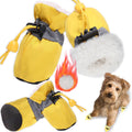 Dog Shoes for Winter Dogs Boots & Paw Protector Warm Pet Booties for Puppy with Reflective Strip Dog Snow Boots for Smal