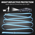 Long Dog Leash XiaZ Training Leashes 10/15/20/30/50/100ft Long Lead for Dogs 30ft Training Leash for Outside Blue 30 Foot Nylon Padded Handle Reflective Hiking Yard