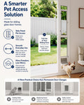 Small Dog Door for Sliding Glass Door Insert, Dogs Up to 30 lbs
