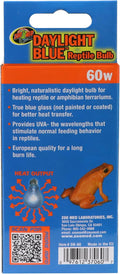 Zoo Med Daylight Blue Reptile Bulb [Set of 2] Watt: 60 Watts