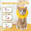 HOMBYS Soft Dog Cone for Dogs and Cats, Cute & Fluffy Flower Shape for Calming, Adjustable Dog Collar Alternative After 