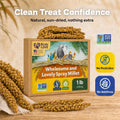 Birds LOVE 1 LB Wholesome Spray Millet for Birds – USA Grown, Natural Sun-Dried Millet Sprays – Thick Seed-Rich Clusters for Parakeets, Budgies, Cockatiels, Conures, Finches & Parrots