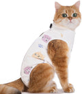 Cat Recovery Suit Female Kitten Onesie for Cats After Surgery Female Spay Surgical Abdominal Wound Skin Diseases Cone Co