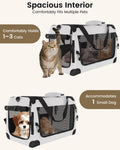 Extra Large Cat Carrier for 2 Cats, Soft-Sided Travel Carrier