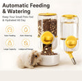 GPY Pet Water Dispenser, 30oz/900ml Large Capacity Guinea Pig Water Bottle