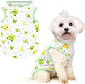PETCARE Cartoon Dog Shirts for Small Dogs Cute Dog Clothes Green Frog Tshirt Soft Cotton Puppy Pajamas Breathable Sleeve