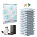 16 Packs Pet Food Desiccant Bag Compatible with PETLIBRO/PETKIT Automatic Cat Feeder, Desiccant Packs Replacement with Color Indicating for Automatic Pet Feeder(Individually Packaged)