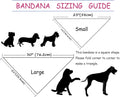ARING PET Dog Bandanas, Navy Plaid Kerchief Triangle Bibs Scarf for Puppy Small Medium Large Boy Girl Dogs Cats-L