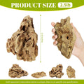 VOKOY 2.5lb Natural Dragon Stones, Aquarium Rocks Decoration Aquascaping Stone Landscaping Model for Fish Tank Decor Ter