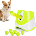 OYE Dog Ball Launcher, Automatic Balls Thrower with 6 Balls for Dog, 2 Tennis Balls Throwing Machine with 10-30 ft Throw