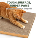 6 Pack Cat Scratch Pad with Nested Boxes, Space-Saving Cat Scratcher Set
