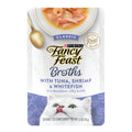 Purina Fancy Feast Broths Classic Cat Food Topper With Tuna, Shrimp, and Whitefish - (Pack of 16) 1.4 oz. Pouches
