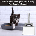 CatGuru Premium Cat Litter Scoop Holder – Heavy-Duty Scooper Storage Caddy, Scoop Stand for Kitty Litter Box, Fits Most 
