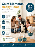 2026 Upgraded Dog Calming Diffuser Refills Kit with 2 Diffusers & 4 Refills, Dog Pheromones Calming Diffuser for Anxiety
