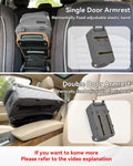 PETSFIT Center Console Dog Car Seat with Adjustable Seat-Rail Anchor Hooks