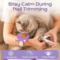 Handheld Cat Lick Mat for Nail Trimming, Cat Grooming Accessory