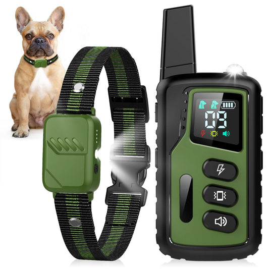 Shock Collar for Dogs, Ultimate Dog Training Collar with Remote, 4500FT Range, IP68 Waterproof, 3 Humane Modes (Beep, Vibration, Shock), Safety Lock & Safety Light – for Small, Medium & Large Dogs