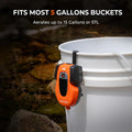 KastKing Li3 Rechargeable Live Bait Aerator Pump & Bubbler with Hang Hook