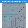 RIOUSSI Reusable Pee Pads for Dogs, Puppies. Washable, Absorbent, Leakproof