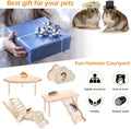 Hamster Play Wooden Platform 5-piece Set Hamster cage Accessories Toy