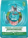 Purina ONE Indoor Advantage Weight Control Dry Cat Food, 16 lb Bag