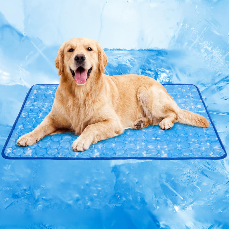 Dog Cooling Mat, Large Cooling Pad for Dogs Cats, Portable Self Cooling Dog Bed Cooling Blanket, 40