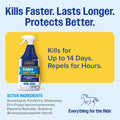 Farnam Endure Gold Killer Fly Spray for Horses, Kills Biting Flies, 32 oz