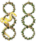 2 Pack Snake Climbing Rings for Ball Python & Corn Snake,Reptile Enrichment Toys for Snake,Ball Python Tank Decor,Reptil