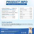 Probiotics for Dogs Dog Probiotic Chews for Yeast Itch Relief Ears Skin Coat, Gut Digestive Health & Immune Support with