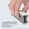 FurDozer Pet Hair Remover & Auto Detailing Tools - Cat & Dog Hair Remover for Carpets, Car Interiors, Couches, Bedding, & Pet Furniture (Gray, X3 PRO - 5" Long)