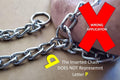 Chain Choke Collar for Dogs, Metal Slip Link Training Heavy Duty Dog Choker Collar Martingale Puppy Collars for XS Small