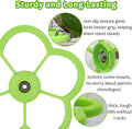 Jevnd Washable Bird Spinning Toy, 360° Rotation Parrot Perch with Anti-Slip Texture, Sturdy Hanging Parakeet Toys with 1.8'' Larger Washer Fit Most Birds Cage, Bird Cage Toy for Cockatiel Budgie
