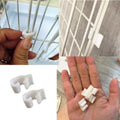 UtySty 50 Pack Wire Cage Clips Cat Cage Door Latch Buckle Lock Snap on Detachable Connector Clamp for DIY Assembly Kitten Puppy Chicken Quail Pigeon Dog Rabbit Cages Gate Yard