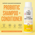 SKOUT'S HONOR Probiotic Cat Shampoo & Conditioner with Avocado Oil & Omega-3s, 97% Natural, Paraben & Sulfate-Free, Cruelty-Free, Defend Against Itch, Dryness, Irritation, 16oz, Honeysuckle