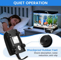 fishkeeper Quiet Aquarium Air Pump, 3W 5W Dual Outlet, Adjustable Bubbler