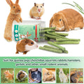 YIXUND Timothy Hay Sticks Treats for Rabbits & Other Small Pets - 40pcs Natural Handmade Chew Toys