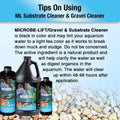 Microbe-Lift Gravel & Substrate Cleaner for Saltwater Aquarium and Freshwater Tanks, Tank Cleaner and Aquarium Water Con