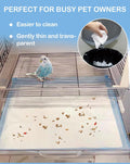 Niwaes Disposable Bird Cage Liner Birds Cage Liners Super Absorbent Birdcage Liners Parakeet Cage Training Accessories with Quick-Dry Surface for Cockatiels Canaries Parrots