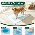 50-Pack 34" x 28" Dog Pee Pads, 6-Layer Leak-Proof Puppy Pads