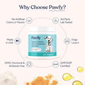 Pawfy Dog Eye Chews with Lutein & Cranberry - Vision & Tear Support