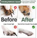 VIWIK Dog Nail Grinder, 2-Speed Rechargeable Dog Nail Trimmers for Large Medium & Small Dogs, Upgrade Professional Electric Pet Paws Grooming, Quiet Puppy Grooming Tool, for Dogs Cats