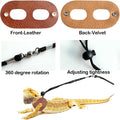 Lizard Adjustable Harness Leash,Bearded Dragon Harness Leash Set for Guinea Pig,Chameleon and Other Small Animal,Outdoor