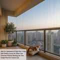 Cat Balcony Netting 10x20ft, 1/2” Mesh Anti-Fall Pet Safety Barrier