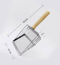 Vivasurge Cat Litter Scoop, Aluminum Alloy Cat Litter Scooper, Cat Litter Picker, Durable and Easy to Clean, Ergonomic Design, Suitable for Cat Litter Box