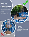 Pawfly 3 Pcs Shrimp Feeding Dish, Clear Glass Aquarium Shrimp Feeder, Transparent Food Tray for Fish Tanks and Terrarium