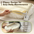 Zoratoo Foldable Cat Window Perch, Widened Cushion Cat Bed for Large Cats